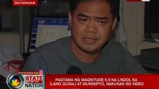 SONA Taal Basilica ospital pati Kapitolyo ng Batangas bahagyang napinsala ng lindol [upl. by Nesbitt67]