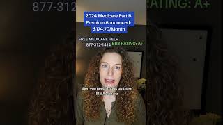 2024 Medicare Part B Premium Announced 17470Month [upl. by Anhaj988]