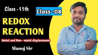 Redox reactionclass 11metal and non metal displacement [upl. by Ratep492]