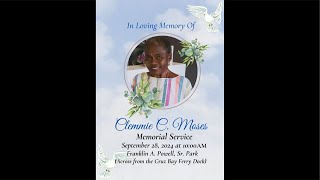 Clemmie C Moses Memorial [upl. by Abra]