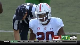 Bobby Okereke Stanford LB 20 Vs Oregon 2018 [upl. by Bud]