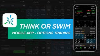 How to Trade Options  Thinkorswim Mobile [upl. by Flagler789]