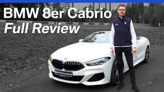 BMW 8er Cabrio M850i  Full ReviewFahrbericht [upl. by Einhpets797]