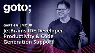 JetBrains IDE Developer Productivity amp Code Generation Support • Garth Gilmour • GOTO 2024 [upl. by Apur]