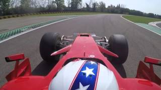 My first laps ever in a Formula 1 car 2008 ex Kimi at Fiorano pure fun Martin Nelson Autoropa [upl. by Remus]