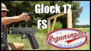 Gen 4 Glock 17 FS Front Serrations Full Size 9mm Pistol Review [upl. by Guillermo]