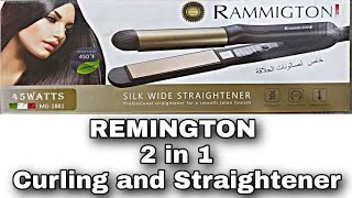 Remington 2 In 1 Sleek amp Curl Hair Straightener  Detailed Review [upl. by Aneeled]