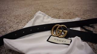 Gucci Belt Unboxing [upl. by Landis]