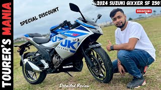 All New 2024 Suzuki Gixxer SF 250 Review  New Updates 🔥🔥  Gixxer 250 SF  Tourers Mania [upl. by Attem]