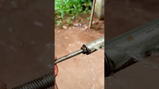 easy tip for stop water leak construction diy lifehacks [upl. by Dronski]