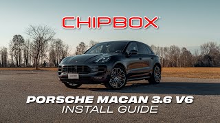 Porsche Macan 36 Turbo  CHIPBOX® Chip Tuning Install Guide  Seletron Performance [upl. by Aicinad]