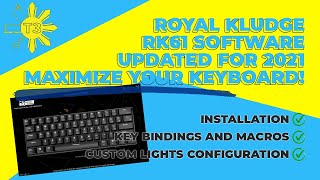 Royal Kludge RK61 Software Installation and Features Walkthrough 2021 Update [upl. by Eolc]