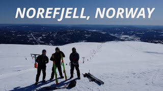 SKIING IN NORWAY  NOREFJELL 4K [upl. by Ynove869]