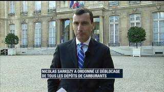 Sarkozy ordonne le déblocage de tous les dépôts [upl. by Koloski]