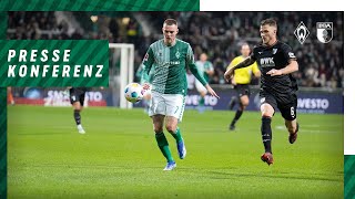 SV Werder Bremen – FC Augsburg 20  Pressekonferenz  SV Werder Bremen [upl. by Croom]