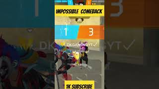 Impossible comeback cs rank😔shortsvideo freefiremax likesubscribe viralvideo top 5 shortsfeed [upl. by Xyla]