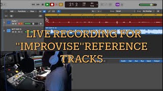 Live vocals recording for “improvise” reference tracks by Nate the producer [upl. by Wayne207]