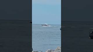 EXHILARATING BOAT RIDE AT THE JETTY IN THE GULF OF MEXICO – THRILLING WAVES AWAIT [upl. by Chubb410]