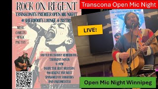 Transcona Open Mic Guitar Groovy Music [upl. by Yecac]