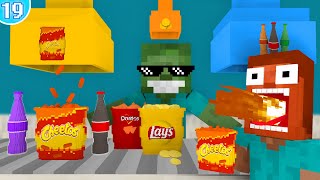 🍟 Work At Snacks Place  Minecraft Animation [upl. by Michaelina]