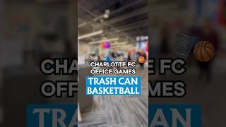 Charlotte FC Office Games Trash Can Basketball 🏀🥇 workplace minigames officegames [upl. by Rockefeller791]