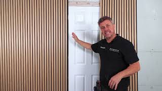 How to Create a Hidden Door with Wood Panelling  Trepanel [upl. by Adamina]