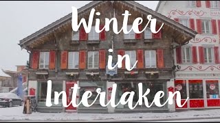 Winter fun time in Interlaken  Balmers Hostel [upl. by Nyleak]