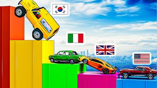 Testing Cars from different Countries in GTA 5 [upl. by Enyamart578]