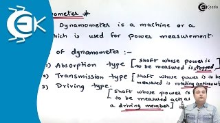 Dynamometer and Types of Dynamometers  Theory of Machine [upl. by Apps]