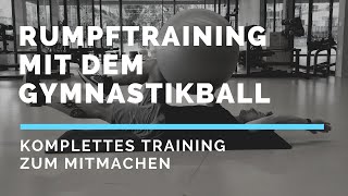 Rumpftraining mit dem Gymnastikball [upl. by Norraf]