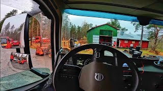 Trip to Finnsnes part 2 First sight of winter POV Truck Driving Norway 4K60 Volvo FH540 [upl. by Myrta239]