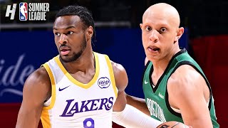 Boston Celtics vs Los Angeles Lakers  FULL Game Highlights  July 15 2024 NBA Summer League [upl. by Stefanac928]