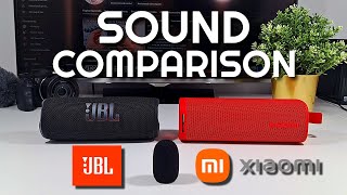 🥵🥵JBL Flip 6 VS Xiaomi Sound Outdoor🔥🔥Sound Comparison🥵 [upl. by Chessa]