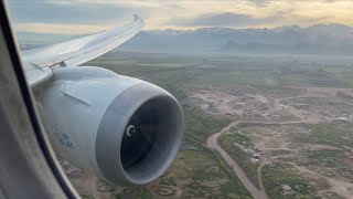 KLM Boeing 7879 Dreamliner Landing at Santiago Arturo Merino Benítez International Airport [upl. by Alleuol]