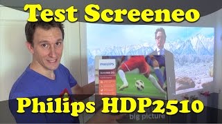 Test du Vidéo Projecteur Screeneo HDP2510 Philips [upl. by Malamud]