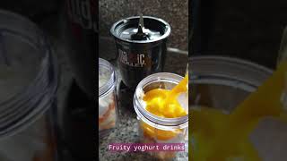 Magic Bullet 1minute Fruity Yogurt Smoothie Recipe shorts [upl. by Straub]