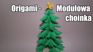 Origami  Modułowa choinka [upl. by Florian]