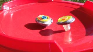 Beyblade Outdoor Rematch  Flash Sagittario 230WD vs Diablo Nemesis XD DeutschGerman w TL14 [upl. by Fornof]