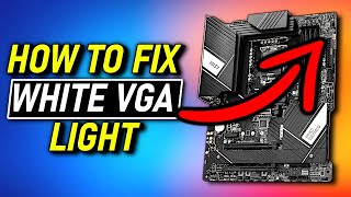 HOW TO FIX VGA LIGHT on Motherboard 💯 No Display PCIe Not Working [upl. by Gus]