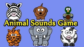 Interactive Animal Sounds Game  Guess The Animals for Toddlers  Kids Learning Videos [upl. by Blayze895]