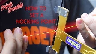 Archery  HOW TO SET a NOCKING POINT Tuning 2 with STEVE WIJLER [upl. by Mahala]