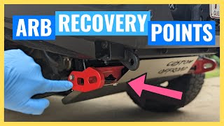 How To INSTALL ARB RECOVERY POINTS to 21 ISUZU DMAX  New DMAX Build Series 47 [upl. by Nance]