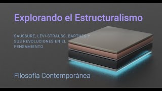 Explorando el Estructuralismo Saussure LéviStrauss Barthes y sus Revoluciones en el Pensamiento [upl. by Nert]