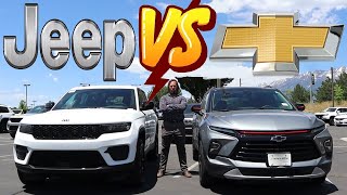 NEW Jeep Grand Cherokee vs Chevy Blazer Which American SUV Is Best [upl. by Pavyer]