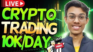 22 NOV  Trade Crypto with ZERO Brokerage  LIVE CRYPTO TRADING cryptotrading livetrading [upl. by Hsur399]