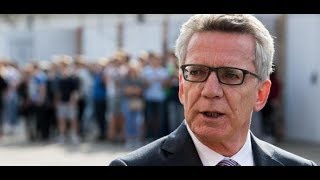 Bundesinnenminister Thomas de Maizière will Leistungen für Asylbewerber verringern [upl. by Neemsay90]