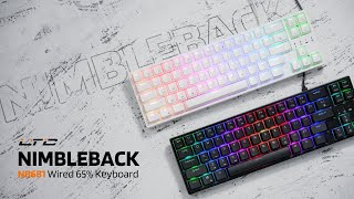 LTC Nimbleback NB681 Keyboard  Amazing 65 Layout Keyboard [upl. by Attelrak]