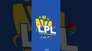 Top 10 cricket leagues in the world 🌎 PSL VS IPL  BBL VS IPL BPL VS LPL shorts [upl. by Cutlerr]