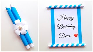 Easy amp Beautiful Birthday Greeting Card Idea • Handmade Birthday Card • birthday card for bestfriend [upl. by Maurice966]