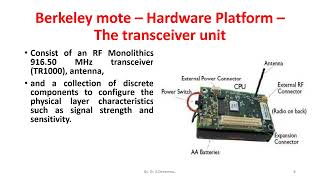 Berkeley Mote in WSN [upl. by Atsok]